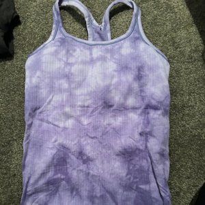 Lululemon purple tie dye racerback tank